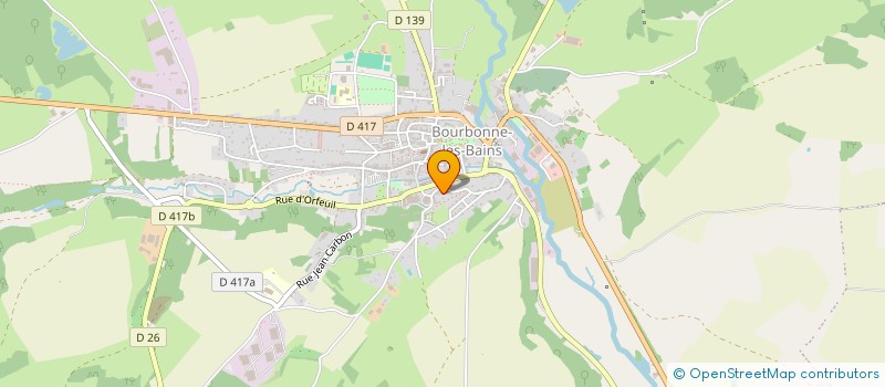 localisation de l'entreprise MONSIEUR RENE GOILLIOT à BOURBONNE-LES-BAINS