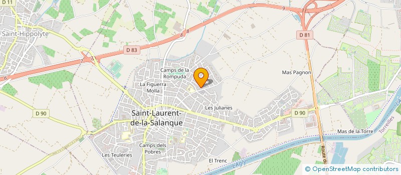 localisation de l'entreprise MONSIEUR RENE GOIZE  SAINT-LAURENT-DE-LA-SALANQUE