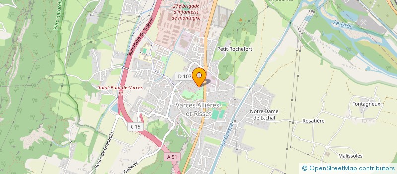 localisation de l'entreprise MONSIEUR RENE GOMEZ à VARCES-ALLIERES-ET-RISSET