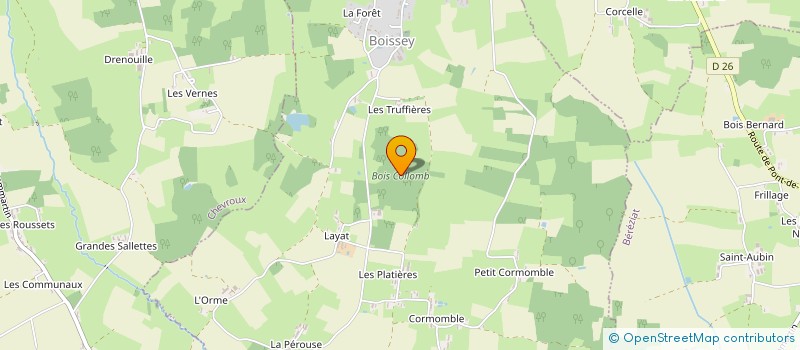 localisation de l'entreprise MONSIEUR RENE GONNET à BOISSEY