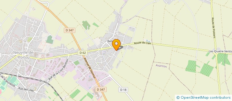 localisation de l'entreprise MONSIEUR RENE GONZALEZ  NEUVILLE-DE-POITOU