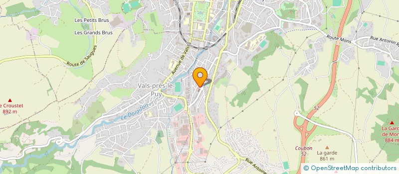 localisation de l'entreprise MONSIEUR RENE GORY  LE PUY-EN-VELAY