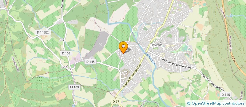 localisation de l'entreprise MONSIEUR RENE GOUBE  TEYRAN