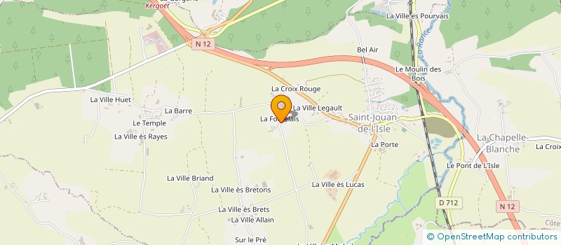 localisation de l'entreprise MONSIEUR RENE GOURDON à SAINT-JOUAN-DE-L'ISLE