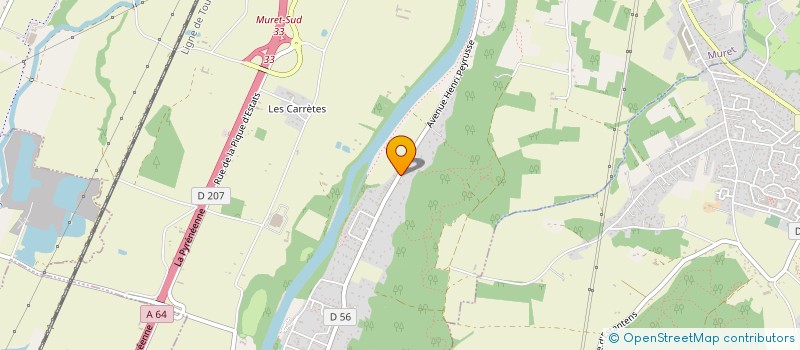 localisation de l'entreprise MONSIEUR RENE GRAIGNE  MURET