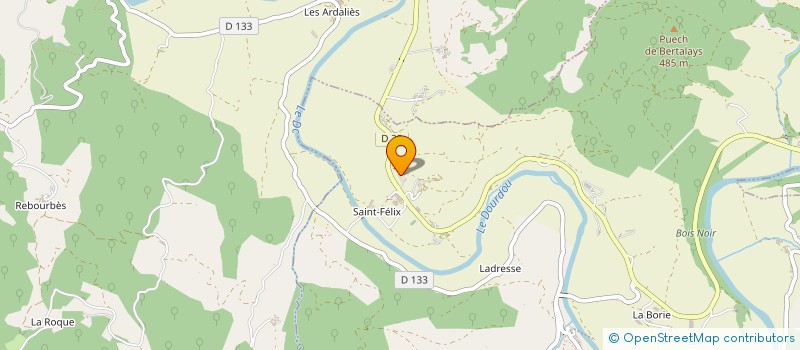 localisation de l'entreprise MONSIEUR RENE GRAS  CALMELS-ET-LE-VIALA