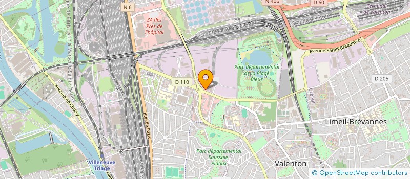 localisation de l'entreprise MONSIEUR RENE GRIGUER  VALENTON