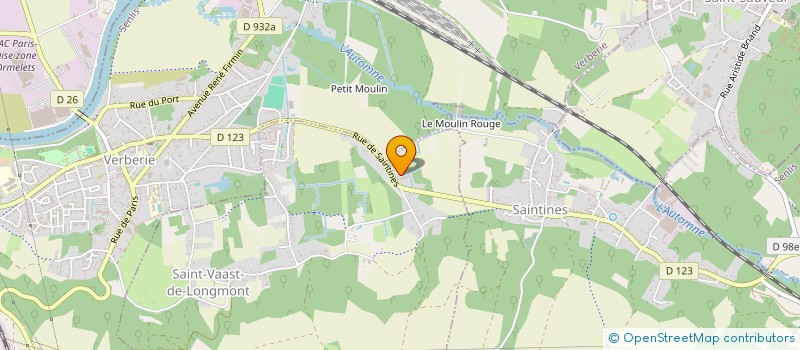 localisation de l'entreprise MONSIEUR RENE GRIMEAU  SAINT-VAAST-DE-LONGMONT