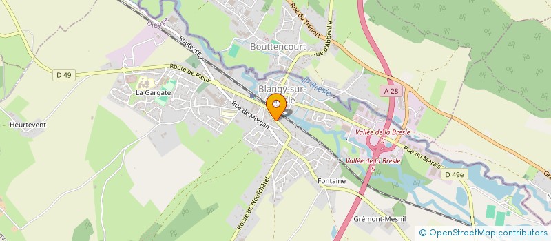 localisation de l'entreprise MONSIEUR RENE GROSSIER à BLANGY-SUR-BRESLE