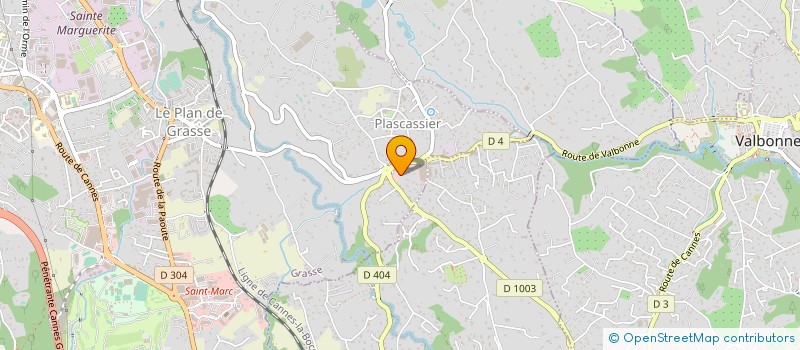 localisation de l'entreprise MONSIEUR RENE GUANCIOLI à GRASSE