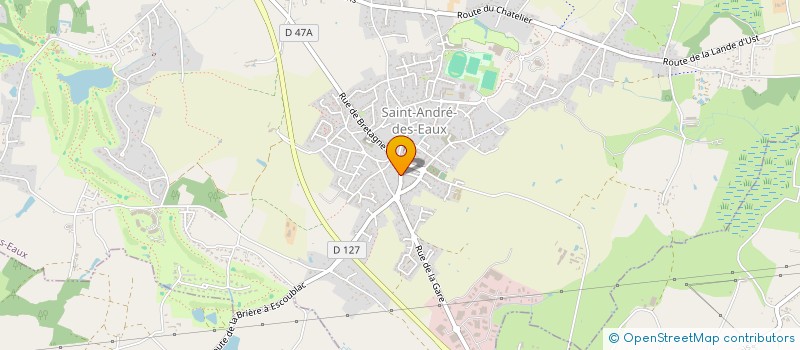 localisation de l'entreprise MONSIEUR RENE GUENO à SAINT-ANDRE-DES-EAUX