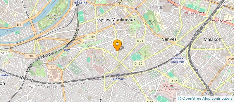 localisation de l'entreprise MONSIEUR RENE GUERRA à ISSY-LES-MOULINEAUX