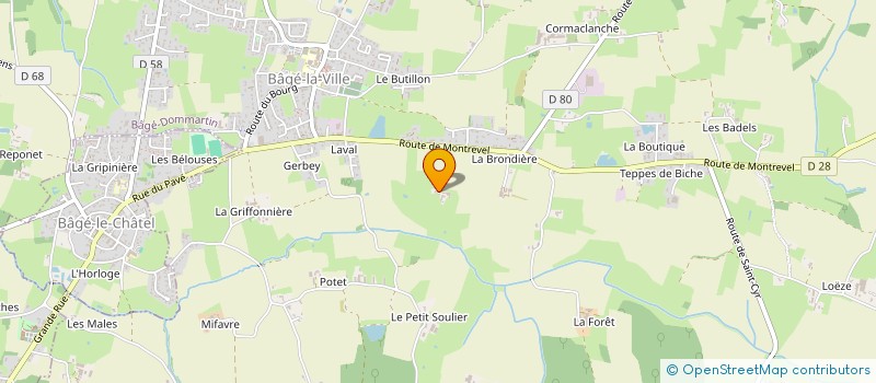 localisation de l'entreprise MONSIEUR RENE GUICHARD  SAINT-GENIS-SUR-MENTHON