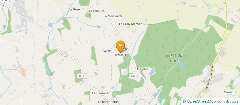 localisation de l'entreprise MONSIEUR RENE GUICHARD à PLESSE
