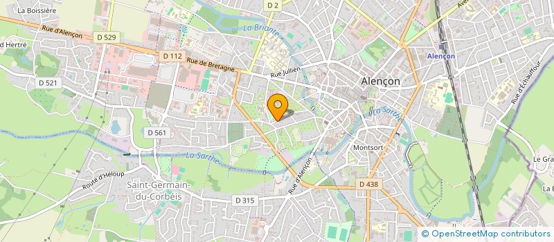 localisation de l'entreprise MONSIEUR RENE GUIHAIRE à ALENCON