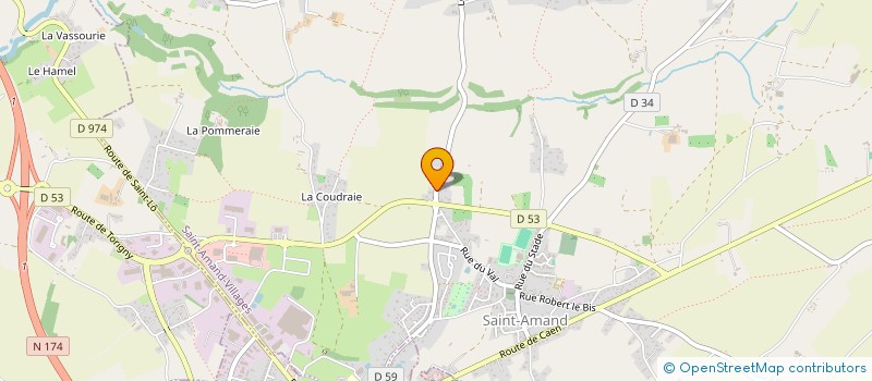 localisation de l'entreprise MONSIEUR RENE GUILLAUME  SAINT-AMAND-VILLAGES