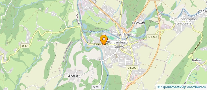 localisation de l'entreprise MONSIEUR RENE GUILLOT  ENTRE-DEUX-GUIERS