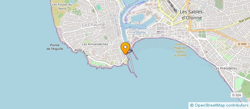 localisation de l'entreprise MONSIEUR RENE GUIMARON à LES SABLES D'OLONNE