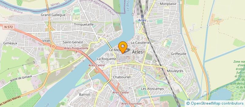 localisation de l'entreprise MONSIEUR RENE GUISE à ARLES