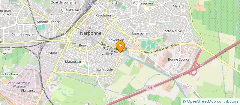 localisation de l'entreprise MONSIEUR RENE GUMBAU à NARBONNE