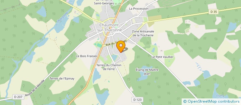 localisation de l'entreprise MONSIEUR RENE HAIMON  CHAUMONT-SUR-THARONNE