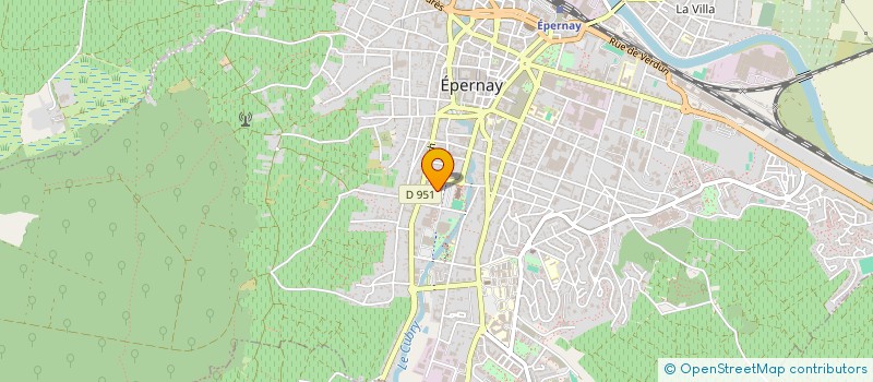 localisation de l'entreprise MONSIEUR RENE HANONNET  EPERNAY