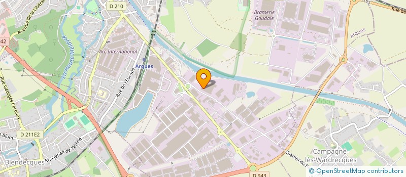 localisation de l'entreprise MONSIEUR RENE HARTER  ARQUES