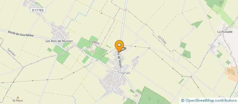 localisation de l'entreprise MONSIEUR RENE HARVAT  SEMUSSAC