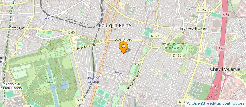 localisation de l'entreprise MONSIEUR RENE HATTCHOUEL à BOURG-LA-REINE