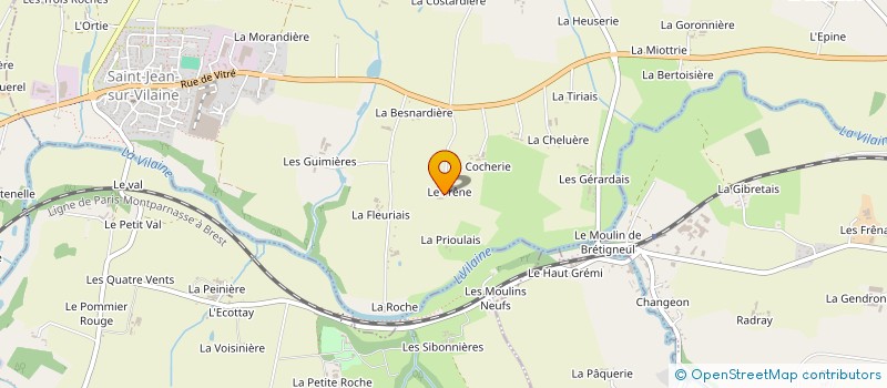 localisation de l'entreprise MONSIEUR RENE HAVARD à SAINT-JEAN-SUR-VILAINE