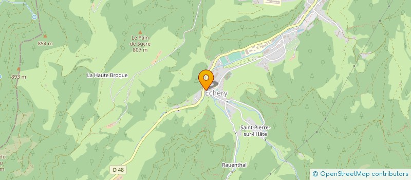 localisation de l'entreprise MONSIEUR RENE HELD  SAINTE-MARIE-AUX-MINES