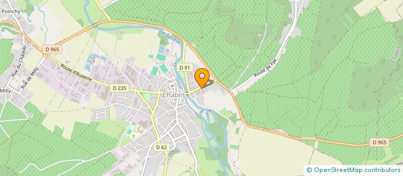 localisation de l'entreprise MONSIEUR RENE HELLER  CHABLIS