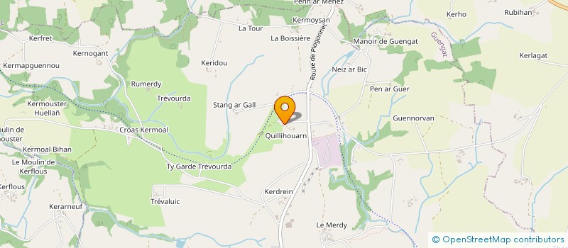 localisation de l'entreprise MONSIEUR RENE HEMERY à GUENGAT