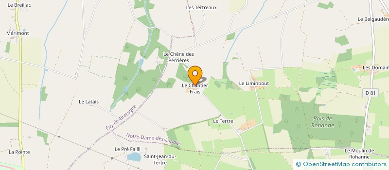 localisation de l'entreprise MONSIEUR RENE HERIDEL  NOTRE DAME DES LANDES