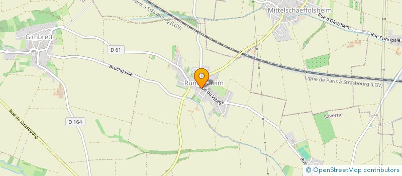 localisation de l'entreprise MONSIEUR RENE HERING  WIWERSHEIM