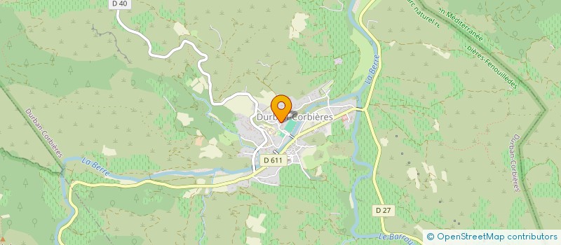 localisation de l'entreprise MONSIEUR RENE HERPE  DURBAN-CORBIERES