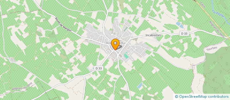 localisation de l'entreprise MONSIEUR RENE HERVEY  ALIGNAN-DU-VENT