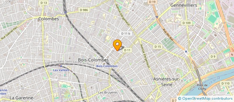 localisation de l'entreprise MONSIEUR RENE HEYLIGEN à BOIS-COLOMBES
