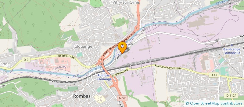 localisation de l'entreprise MONSIEUR RENE HIPPERT à ROMBAS