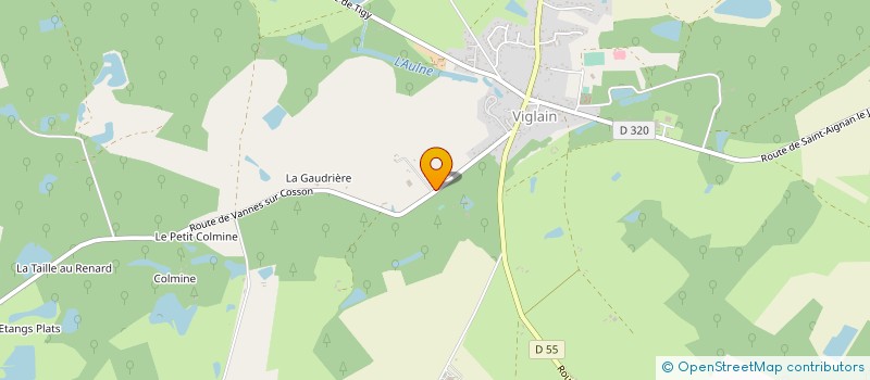 localisation de l'entreprise MONSIEUR RENE HODEAU à VIGLAIN