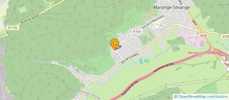 localisation de l'entreprise MONSIEUR RENE HOFFMANN  MARANGE-SILVANGE