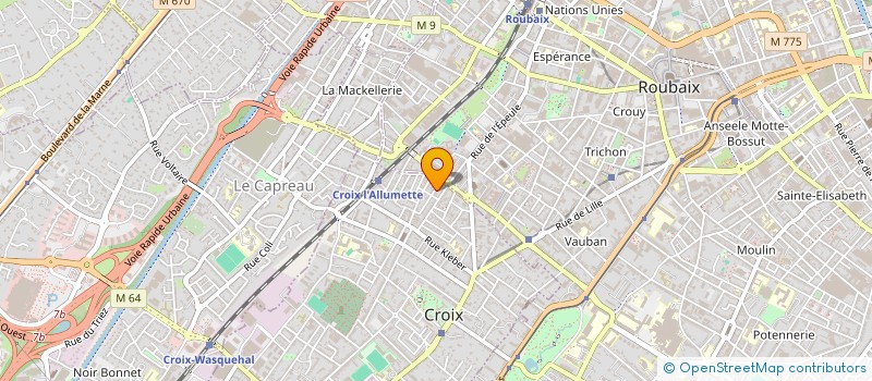 localisation de l'entreprise MONSIEUR RENE HOUARY  CROIX