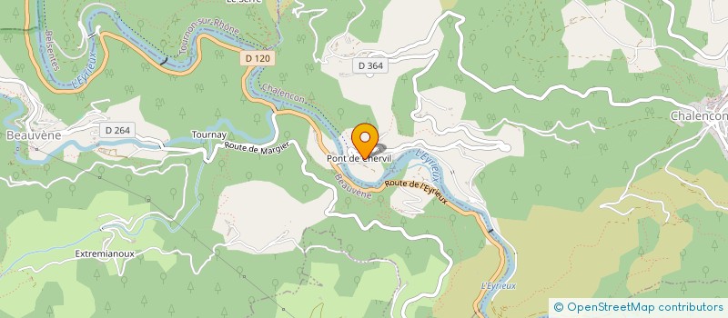 localisation de l'entreprise MONSIEUR RENE HOUBRON  VERNOUX-EN-VIVARAIS