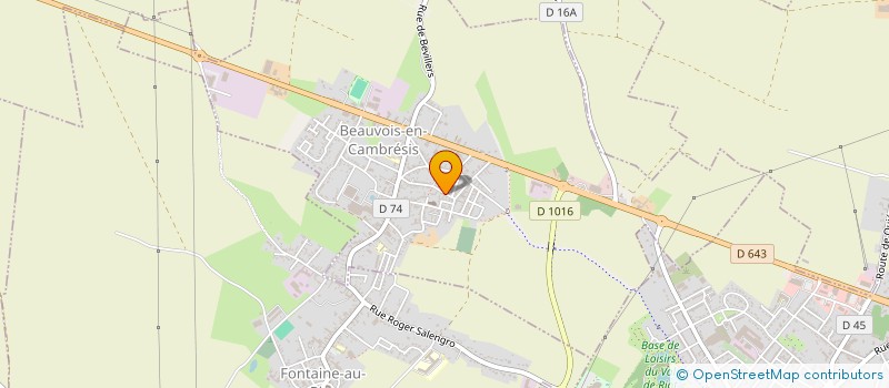 localisation de l'entreprise MONSIEUR RENE HUET  BEAUVOIS-EN-CAMBRESIS