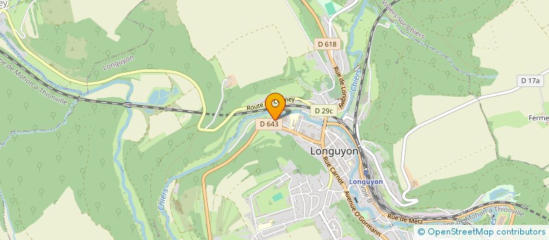 localisation de l'entreprise MONSIEUR RENE HUET à LONGUYON