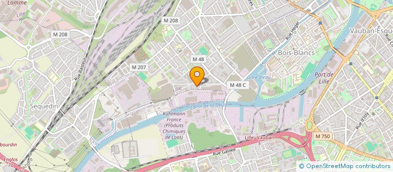 localisation de l'entreprise MONSIEUR RENE HUGOO  LILLE