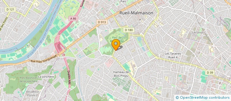 localisation de l'entreprise MONSIEUR RENE HULIN à RUEIL-MALMAISON