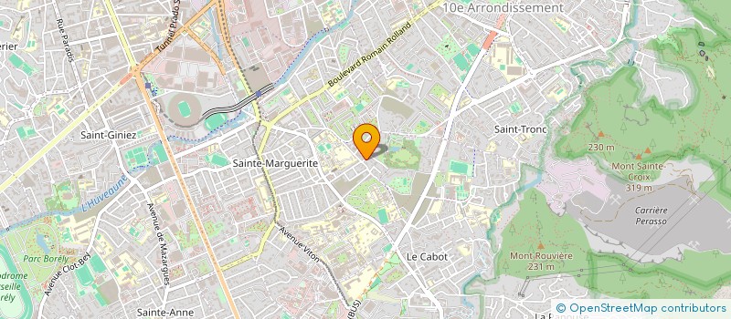 localisation de l'entreprise MONSIEUR RENE HUNZINGER à MARSEILLE
