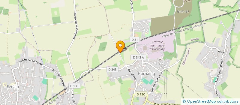 localisation de l'entreprise MONSIEUR RENE HURTEAU à HORNAING