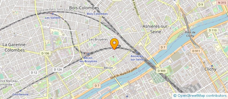 localisation de l'entreprise MONSIEUR RENE IACONO  ASNIERES-SUR-SEINE